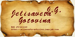Jelisaveta Gotovina vizit kartica